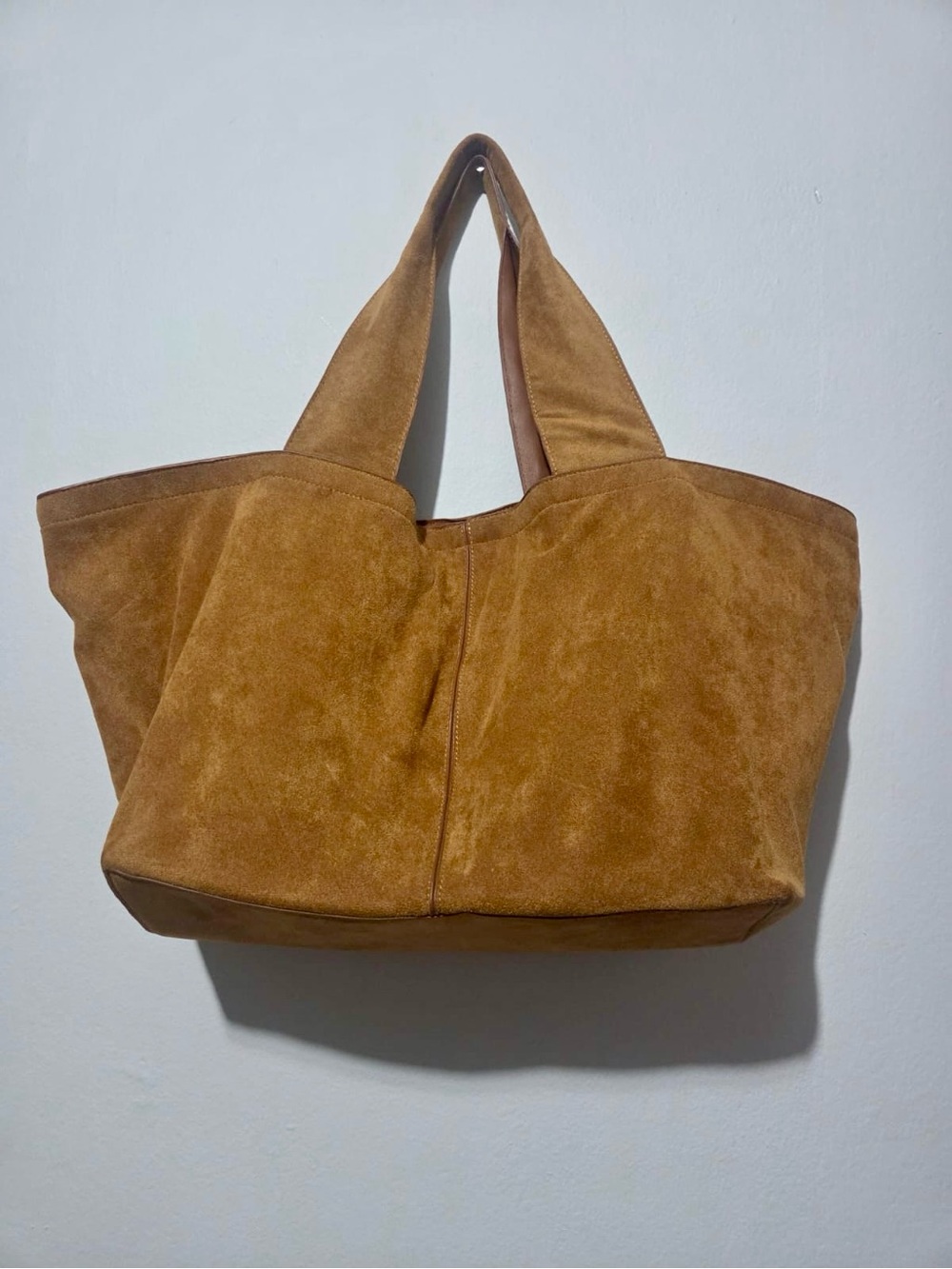 Blair Reversible Vegan Suede Tote - Picture 4 of 5